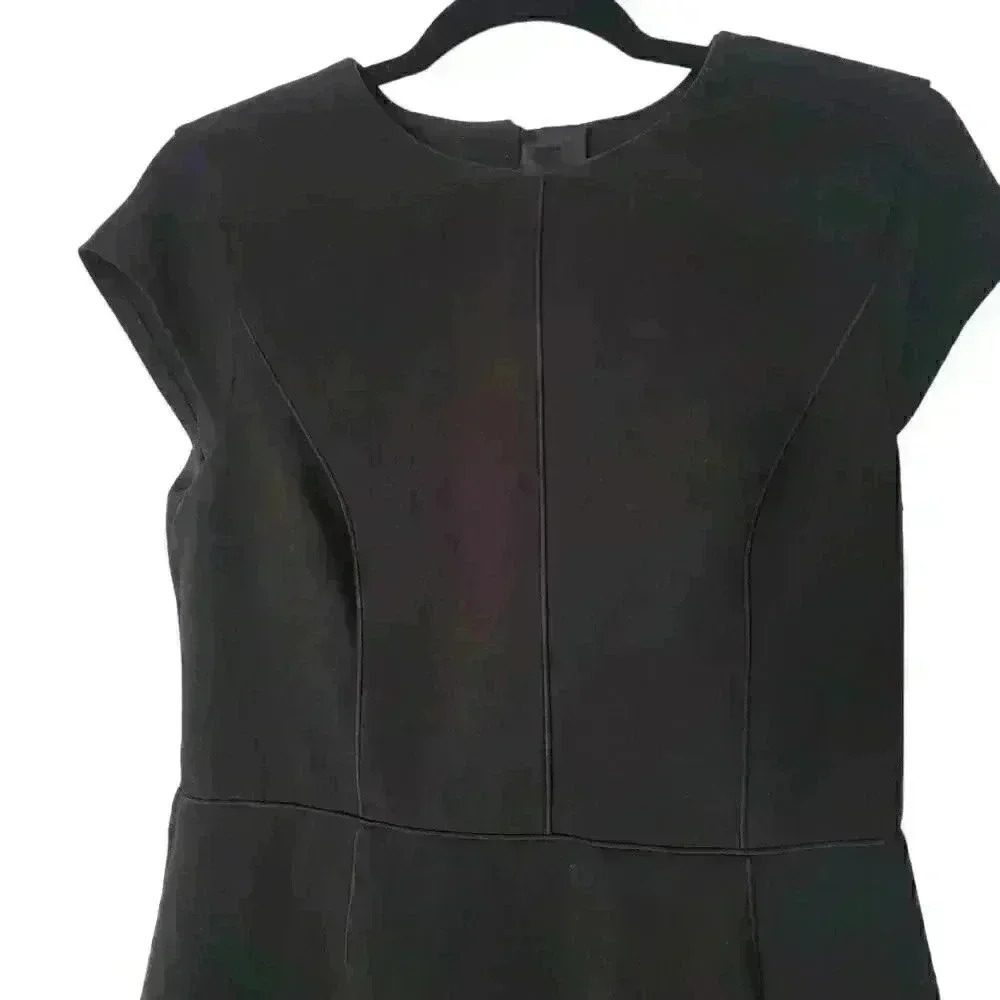 H&M Black Dress With Cap Sleeves/Size 10 - Picture 3 of 7